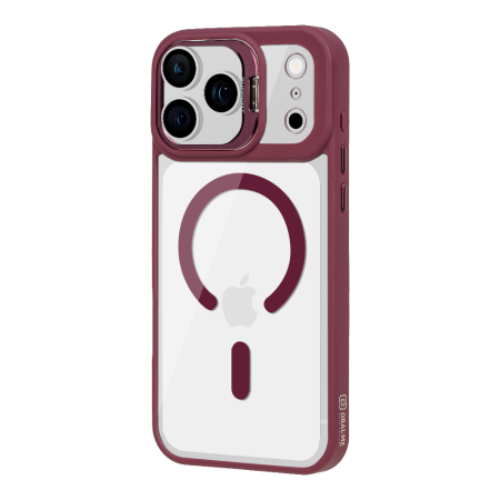 IPHONE 18 PRO - Husa pentru iPhone 18 Pro/17 Pro OBAL:ME MagNetix Versa Wine Red