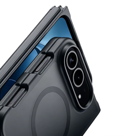 Husa pentru iPhone Duo, Full Matte Mag Cover Black [1]