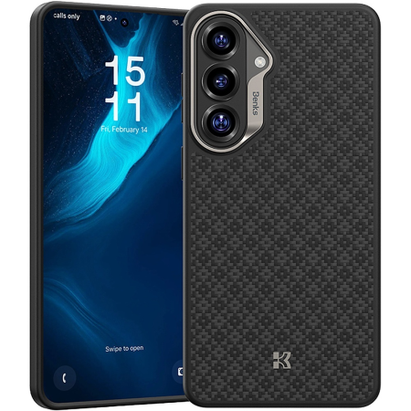 SAMSUNG GALAXY S26 - Husa pentru Samsung Galaxy S26, Benks Magnetic Armor Pro Armor Grid Kevlar Metal Frame 600D (C.K.FL.SA.BK.H048), Black