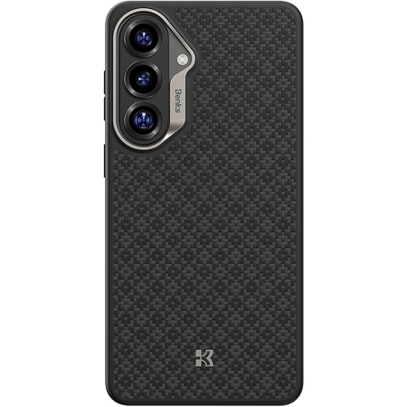 Husa pentru Samsung Galaxy S26, Benks Magnetic Armor Pro Armor Grid Kevlar Metal Frame 600D (C.K.FL.SA.BK.H048), Black [3]