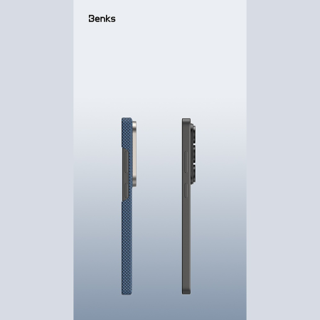 Husa pentru Samsung Galaxy S26 Ultra, Benks Magnetic Armor Tint Kevlar 1000D (C.K.FL.SA.BE.B050), Blue [5]