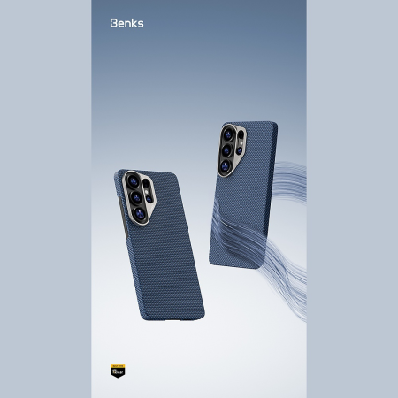Husa pentru Samsung Galaxy S26, Benks Magnetic Armor Tint Kevlar 1000D (C.K.FL.SA.BE.B050), Blue [8]