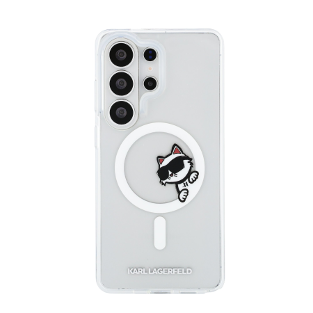 Husa pentru Samsung Galaxy S26 Ultra, Karl Lagerfeld IML Choupette Peekaboo Logo Magnetic, Transparent [1]