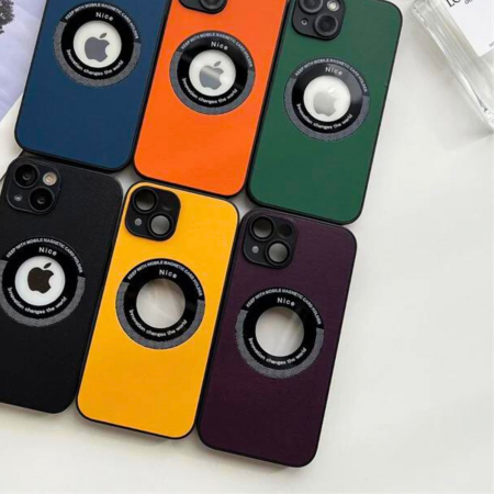 Husa Premium MagSafe Leather pentru iPhone 14 Pro Max, Deep Purple [5]