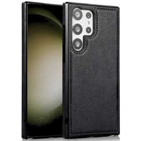 SAMSUNG GALAXY S26 - Husa Samsung Galaxy S26, Business Leather, Black
