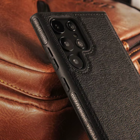 Husa Samsung Galaxy S26 Ultra, Business Leather, Black [1]