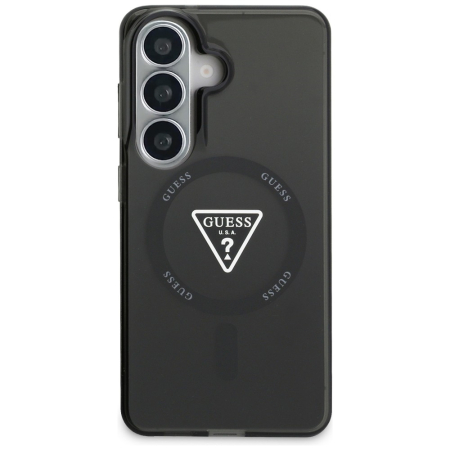 SAMSUNG GALAXY S26 - Husa Samsung Galaxy S26, Guess - IML Gradient Triangle MagSafe, Black