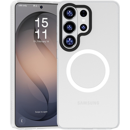 SAMSUNG GALAXY S26 ULTRA - Husa Samsung Galaxy S26 Ultra, Benks Magnetic Lucid Armor Anti-Fingerprint, White