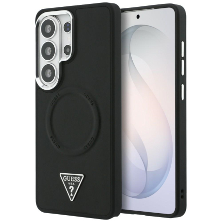 SAMSUNG GALAXY S26 ULTRA - Husa Samsung Galaxy S26 Ultra, Embossed Ring Triangle Logo MagSafe, Black