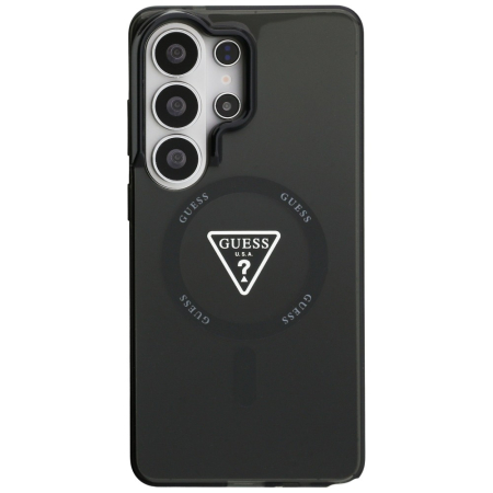SAMSUNG GALAXY S26 ULTRA - Husa Samsung Galaxy S26 Ultra, Guess - IML Gradient Triangle MagSafe, Black