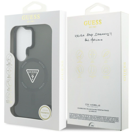 Husa Samsung Galaxy S26 Ultra, Guess - IML Gradient Triangle MagSafe, Black [5]