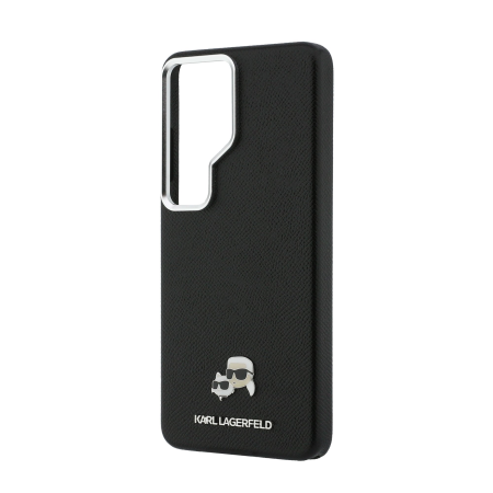 Husa Samsung Galaxy S26 Ultra, Karl Lagerfeld Grained PU Leather K&CH Heads Magnetic, Black [4]
