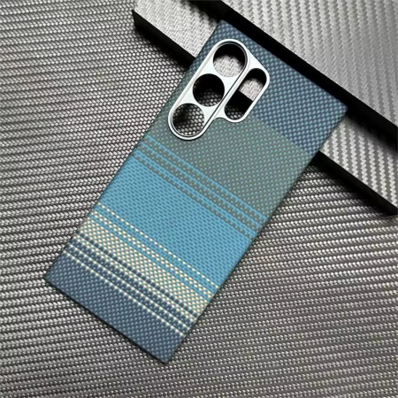 Husa Samsung Galaxy S26 Ultra, Kevlar Aramid Fiber with MagSafe, Blue Moonrise [1]