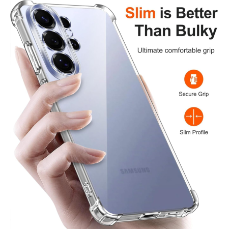 Husa Samsung S26, Bumper Anti-Shock Transparenta Full Protection [3]