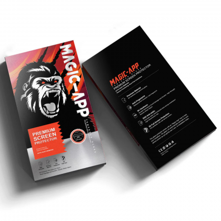 Kit Folie Privacy, X- Gorilla Glass Magic-App pentru iPhone 16 Pro Max [9]
