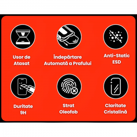 Kit Folie Privacy, X- Gorilla Glass Magic-App pentru iPhone 15 Pro Max [6]