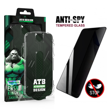 Kit Folie iPhone 17 Pro - ATB Privacy Glass, KingKong - EasyApp [1]