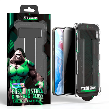 FOLII IPHONE - Kit Folie iPhone 17 - ATB Privacy Glass, KingKong - EasyApp