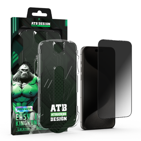 Kit Folie iPhone 18 Pro - ATB Privacy Glass, KingKong - EasyApp [7]