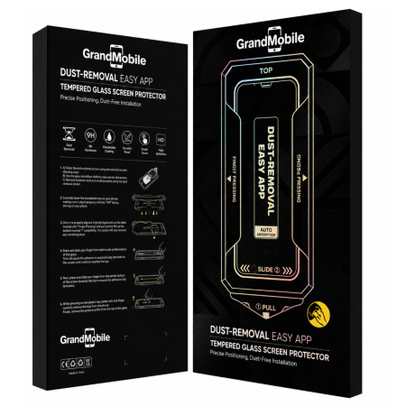 Kit Folie Sticla Privacy, Ultra Premium Titan Dust Removal Easy App pentru iPhone 13/ 13 Pro/ 14/ 16E/ 17E [11]