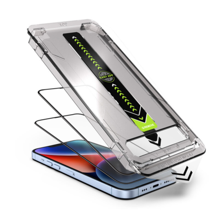 [Pachet 2in1] 2 Folii Sticla HD Titan si 1 Kit de instalare Dust Removal Easy App pentru iPhone 17 Pro Max [2]