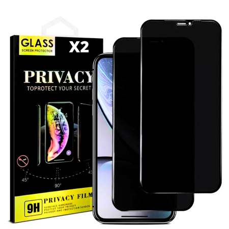IPHONE 12 PRO - Pachet Folie Privacy X2 pentru iPhone 12 / 12 Pro