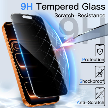 Pachet X5, Folie Privacy pentru iPhone 17 [5]