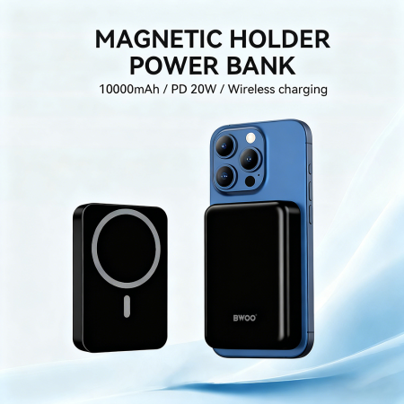 Power Bank BWOO 20W 10.000 mAh, Black [4]