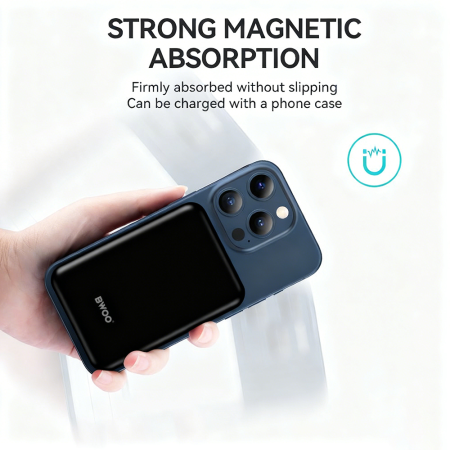 Power Bank BWOO 20W 10.000 mAh, Black [5]