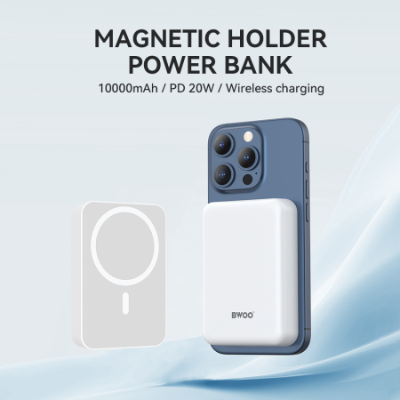 Power Bank BWOO 20W 10.000 mAh, White [3]