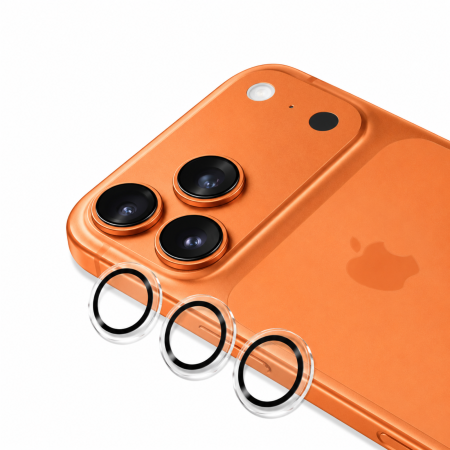IPHONE 17 PRO MAX - Protectie Camera ATB Gorilla Glass, iPhone 17 Pro/ 17 Pro Max, Transparent Eagle Eye