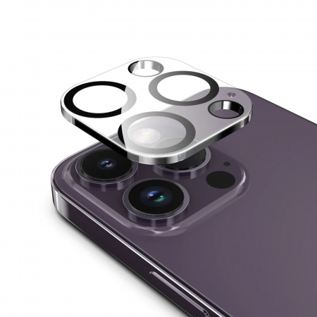 Protectie Camera, iPhone 15/ 15 Plus, Ultra HD, 9H Tempered Premium Nano Glass [2]