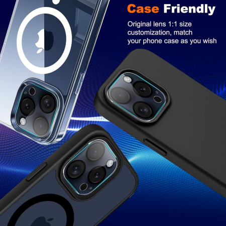 Protectie Camera, iPhone 14 Pro/ 14 Pro Max, Ultra HD, 9H Tempered Premium Nano Glass [10]