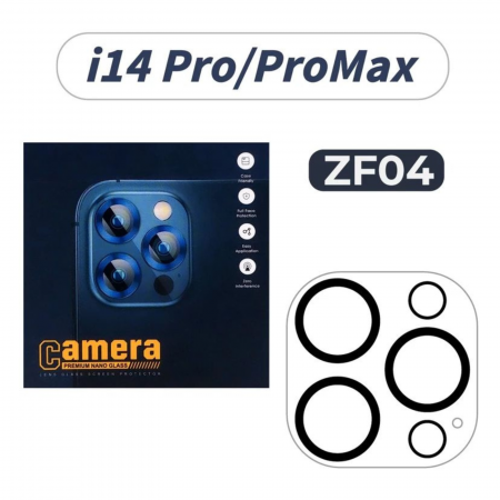 Protectie Camera, iPhone 14 Pro/ 14 Pro Max, Ultra HD, 9H Tempered Premium Nano Glass [1]