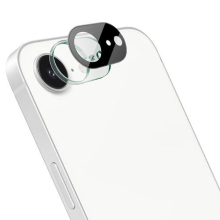 IPHONE 16E - Protectie Camera iPhone 16E/ 17E, Full Glass, Black