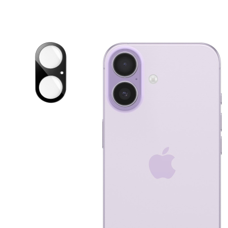 IPHONE 17 - Protectie Camera iPhone 17, Techsuit Full Glass Transparent Black