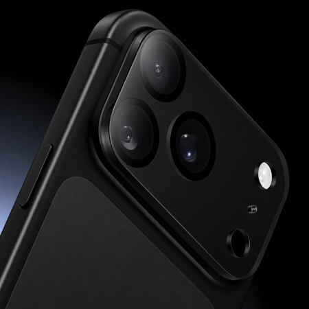 Protectie Camera iPhone 18 Pro Max/ 17 Pro Max, Full Glass, Techsuit - Black [1]