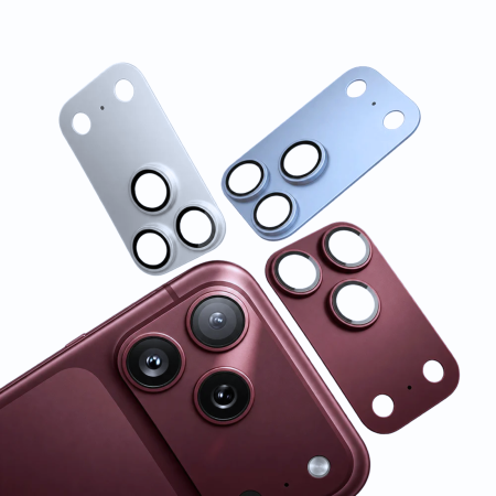 Protectie Camera iPhone 18 Pro Max, Techsuit Full Glass, Burgundy [9]