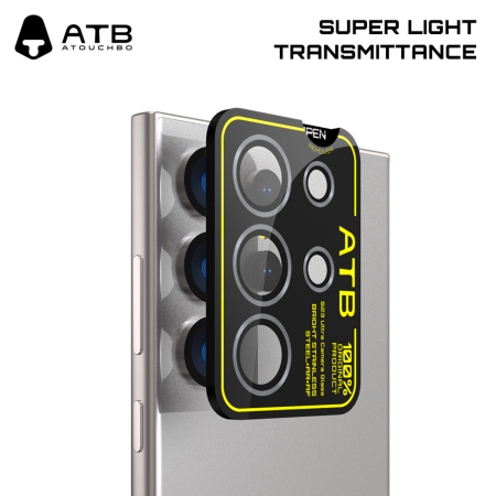 Protectie Lentile Camera Samsung Galaxy S26 Ultra, ATB Metal - Gorilla Glass, Black [8]