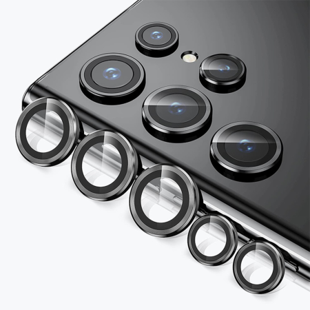 SAMSUNG GALAXY S26 ULTRA - Protectie Lentile Camera Samsung Galaxy S26 Ultra, ATB Metal - Gorilla Glass, Black