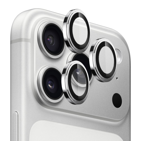 IPHONE 17 PRO MAX - Protectie Lentile iPhone 17 Pro/ 17 Pro Max, Silver