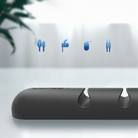 Set 2 Organizatoare pentru Cabluri Ugreen, 4 Sloturi, Black [4]