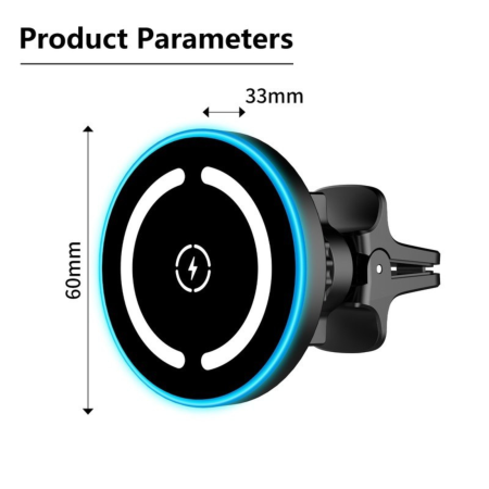 Super Strong MagSafe Auto Holder, Cercle with Fast Charge, Titan [6]