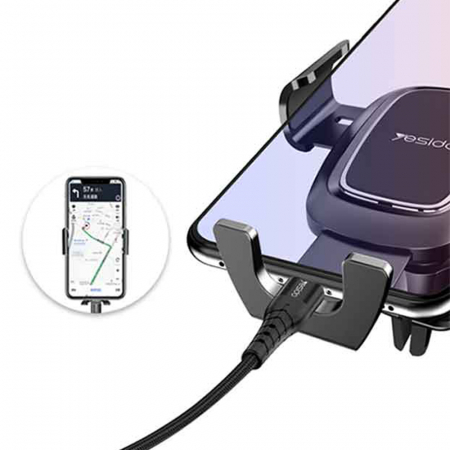 Suport Auto (C71) - Gravity Grip, 360° Rotation Angle, for Air Vent - Black [6]
