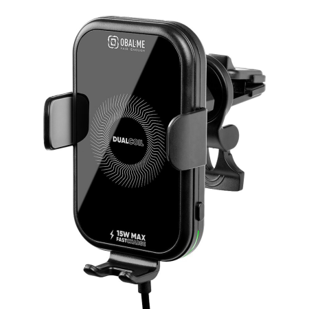 INCARCATOARE WIRELESS - Suport Auto cu Incarcare Wireless, GravCharger - 15W, Black