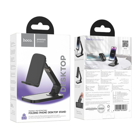 Suport de birou HOCO pentru smartphone HD8 negru [4]