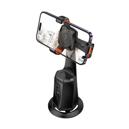 Suport telefon mobil HOCO 360 grade cu urmărire automată a feței K26 negru [6]