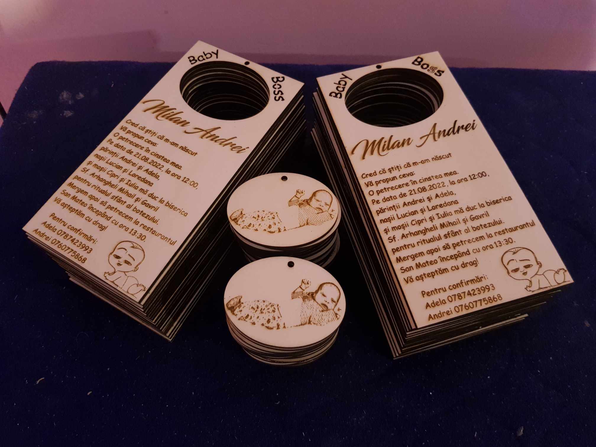 Invitatie nunta sau botez