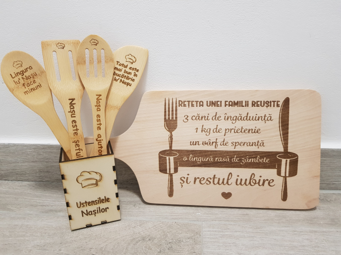 Tocator din lemn personalizat [9]