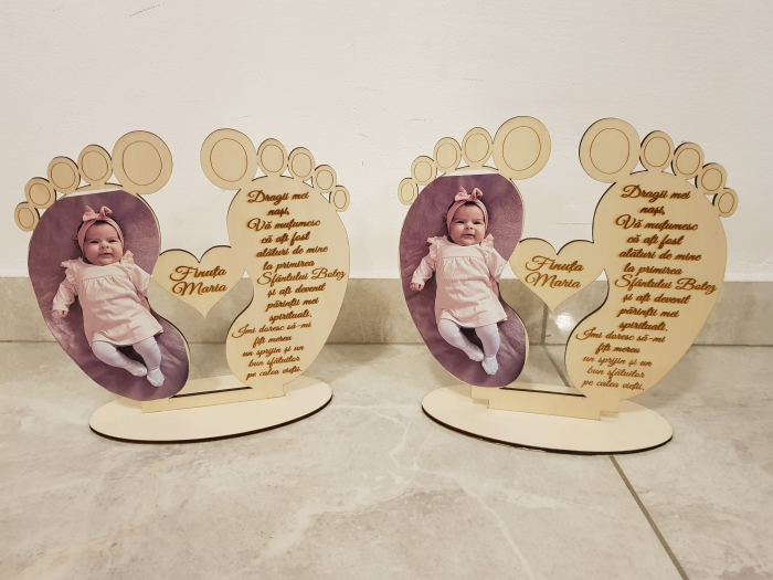 Trofeu din lemn Nasi/Mosi personalizate [3]